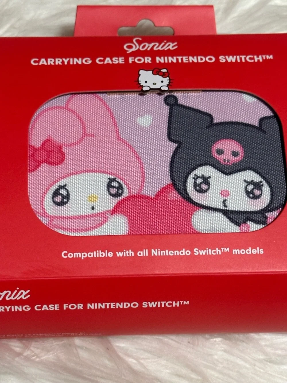 Sonix Red Carrying Case for Nintendo Switch